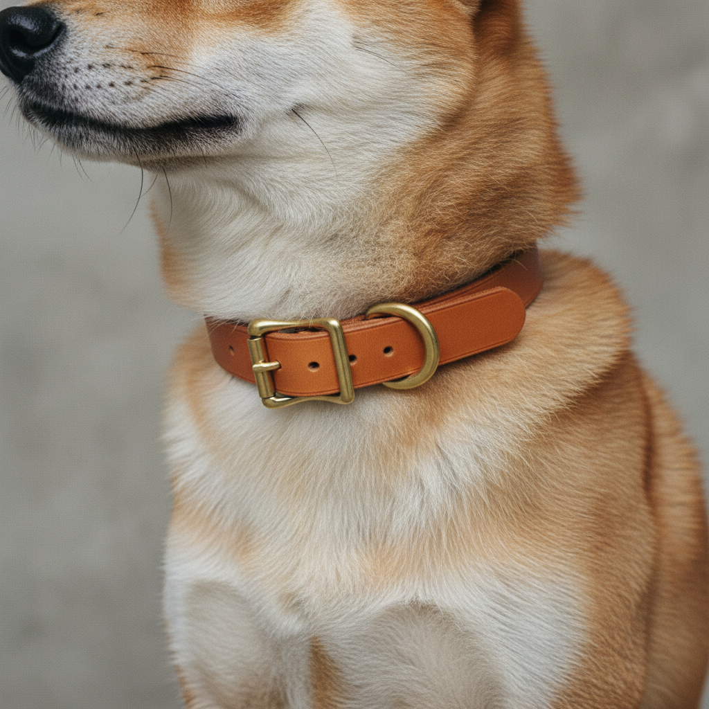 本ヌメ革の首輪